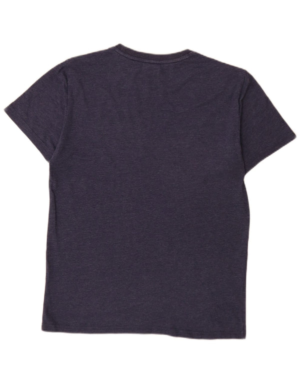 Męski T-shirt Superdry z grafiką, duży, granatowy