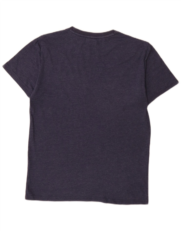 Męski T-shirt Superdry z grafiką, duży, granatowy