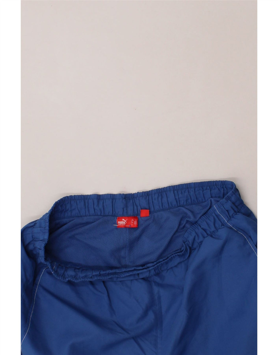 PUMA Mens Graphic Tracksuit Trousers Large  Blue Vintage Puma and Second-Hand Puma from Messina Hembry 
