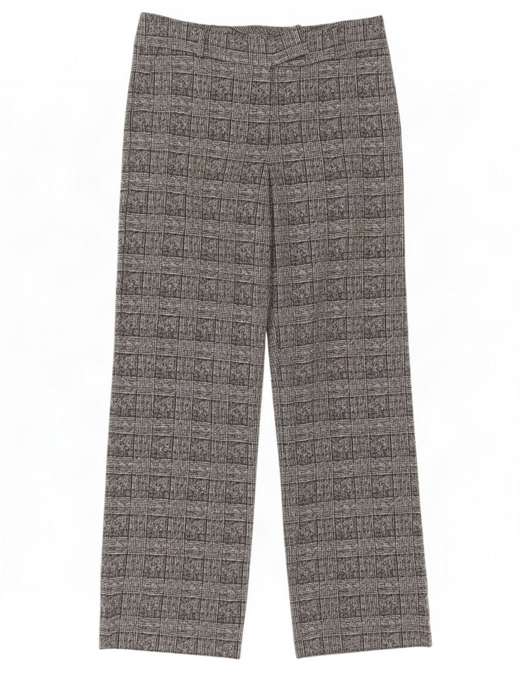 Damskie spodnie garniturowe Marks & Spencer UK 14 Large W34 L32 Szara kratka
