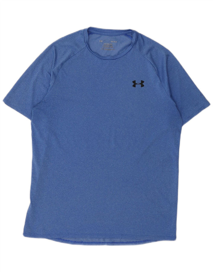 Męska koszulka t-shirt Under Armour z poliestru w kolorze średniego niebieskiego