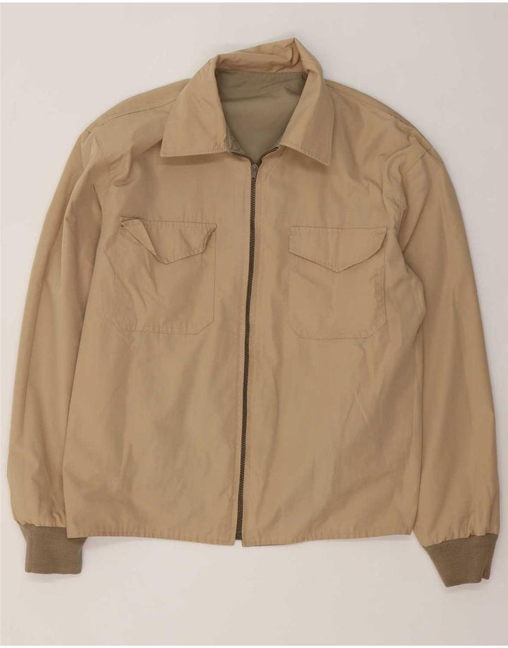 Dwustronna kurtka męska Vintage UK 38 Medium Khaki