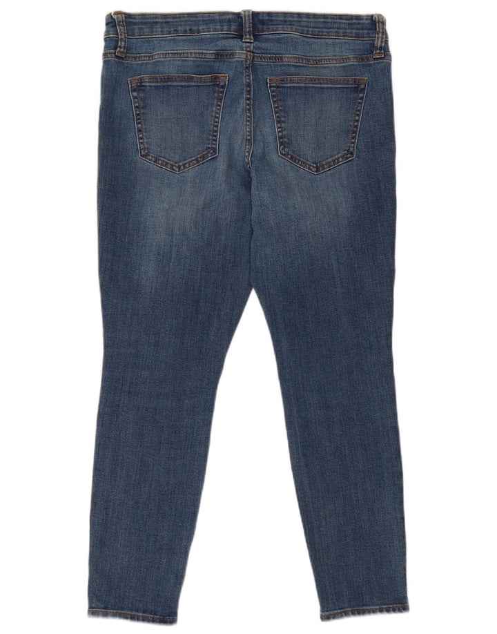 Damskie legginsy Gap Cropped Jeans W30 L25 Niebieska bawełna