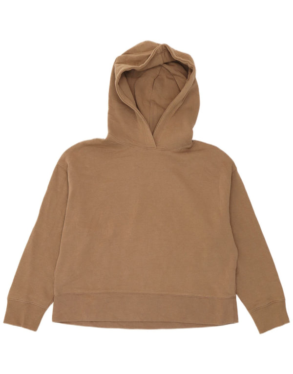 Damski sweter z kapturem Zara UK 16, duży, brązowy, bawełniany