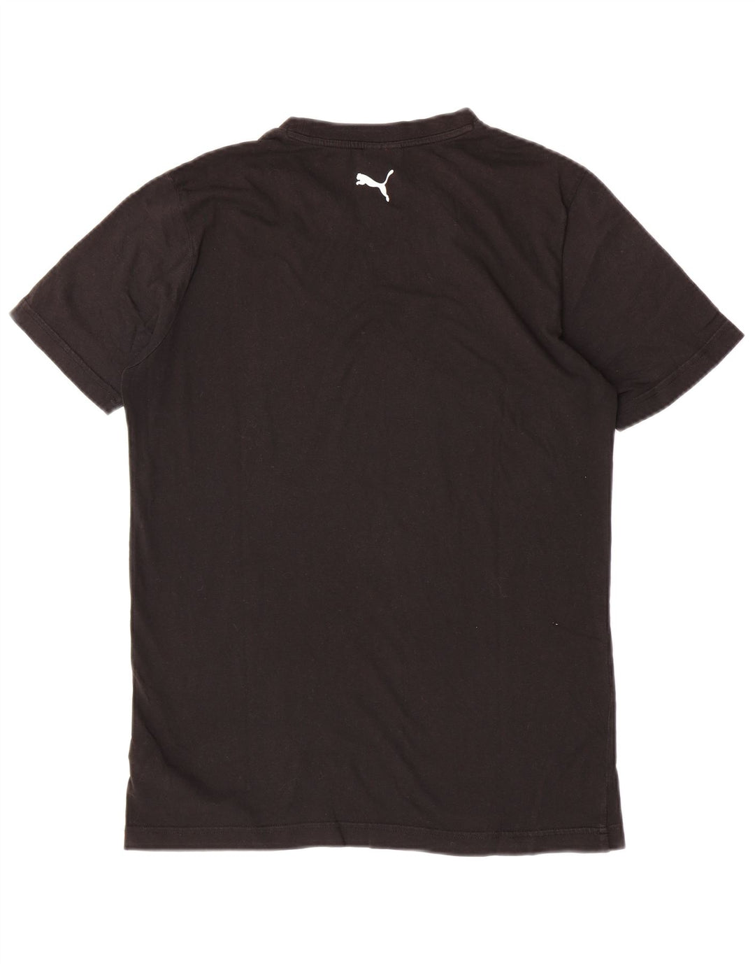 Męski T-shirt z grafiką Puma, mały, czarny, bawełniany