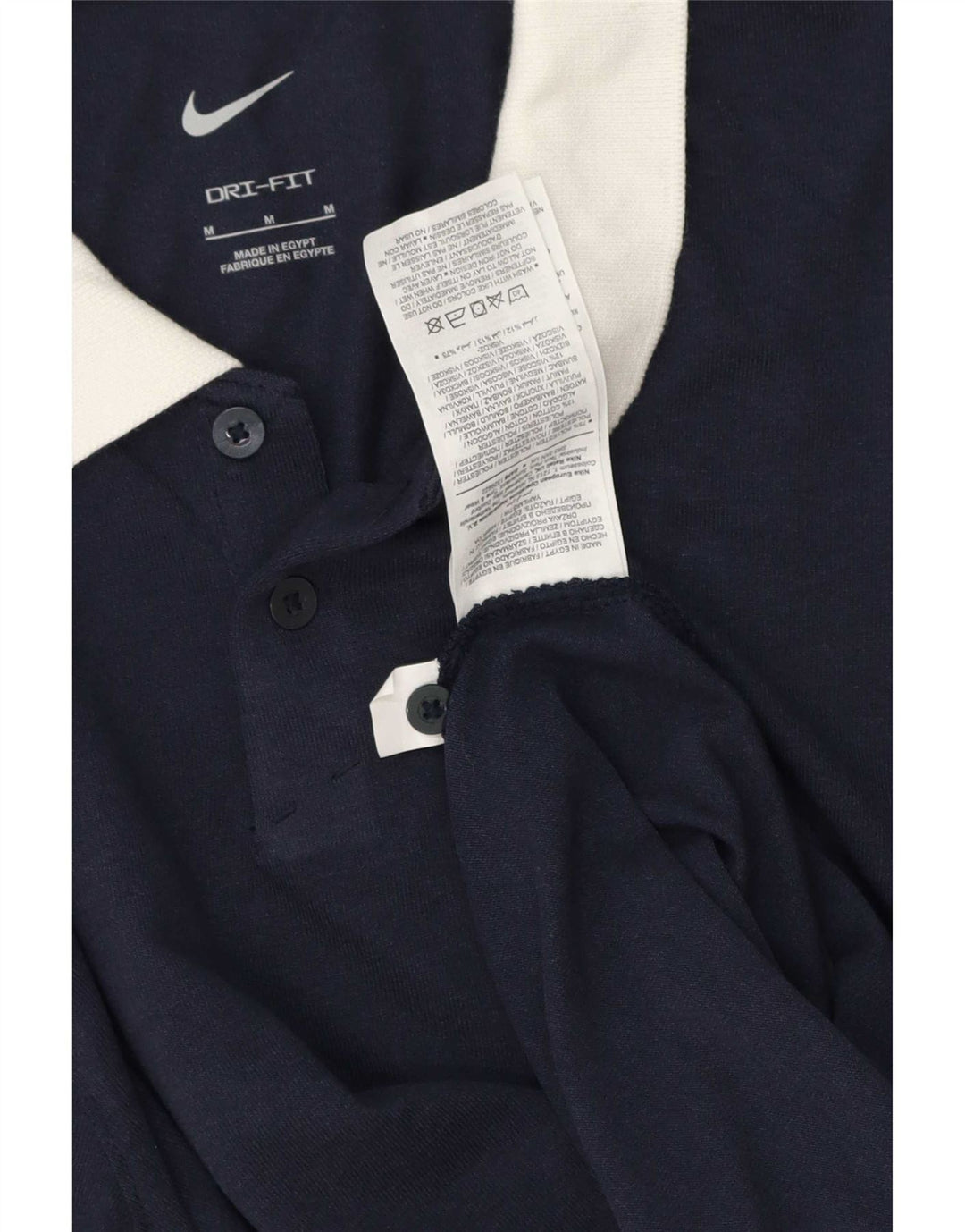 Męska koszulka polo do rugby Nike, średni granatowy poliester