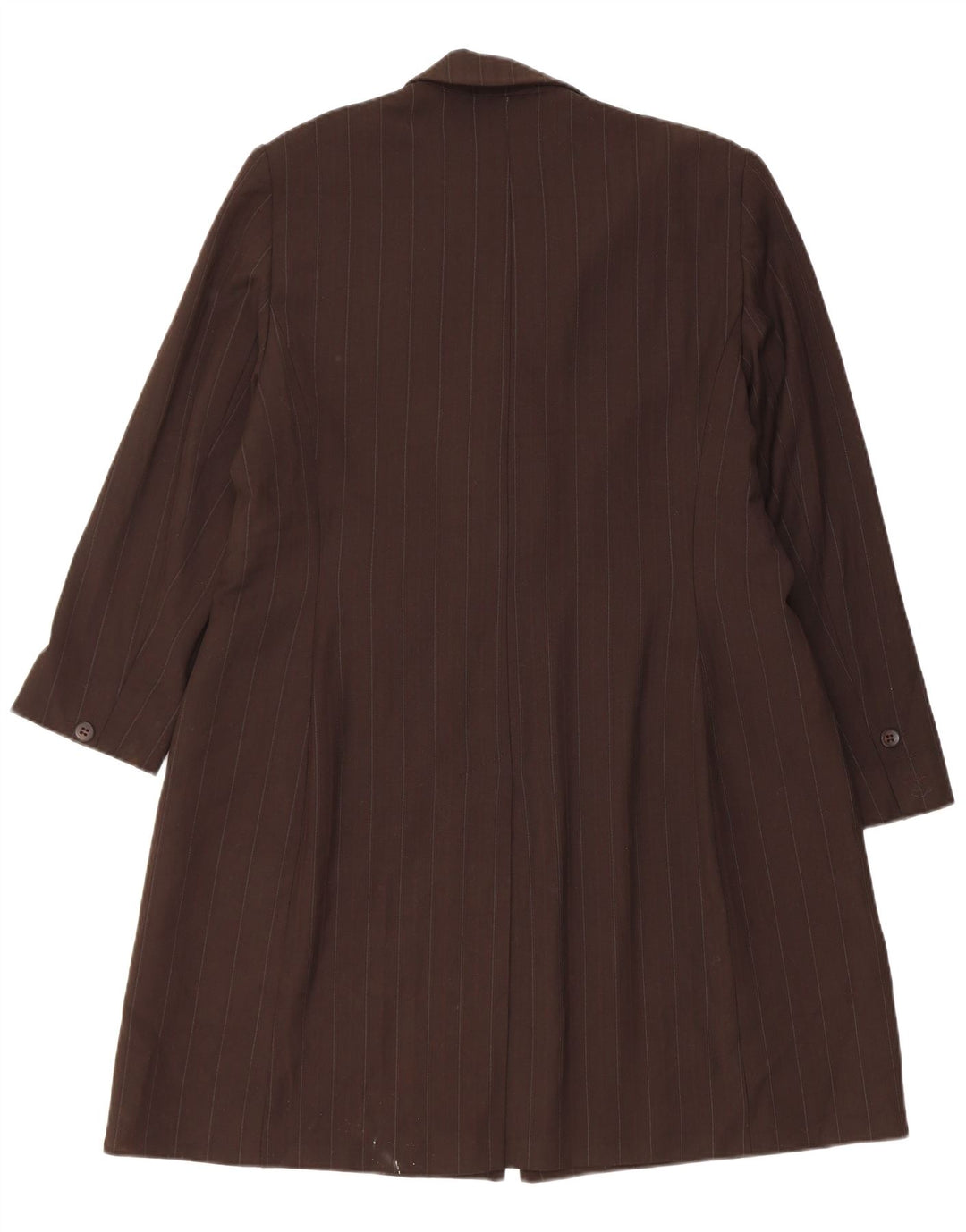 Marks & Spencer Płaszcz damski UK 20 2XL Brązowy poliester w prążki