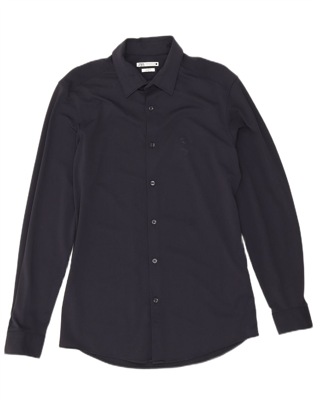 Koszula męska Zara Slim Fit, średni granat, poliamid