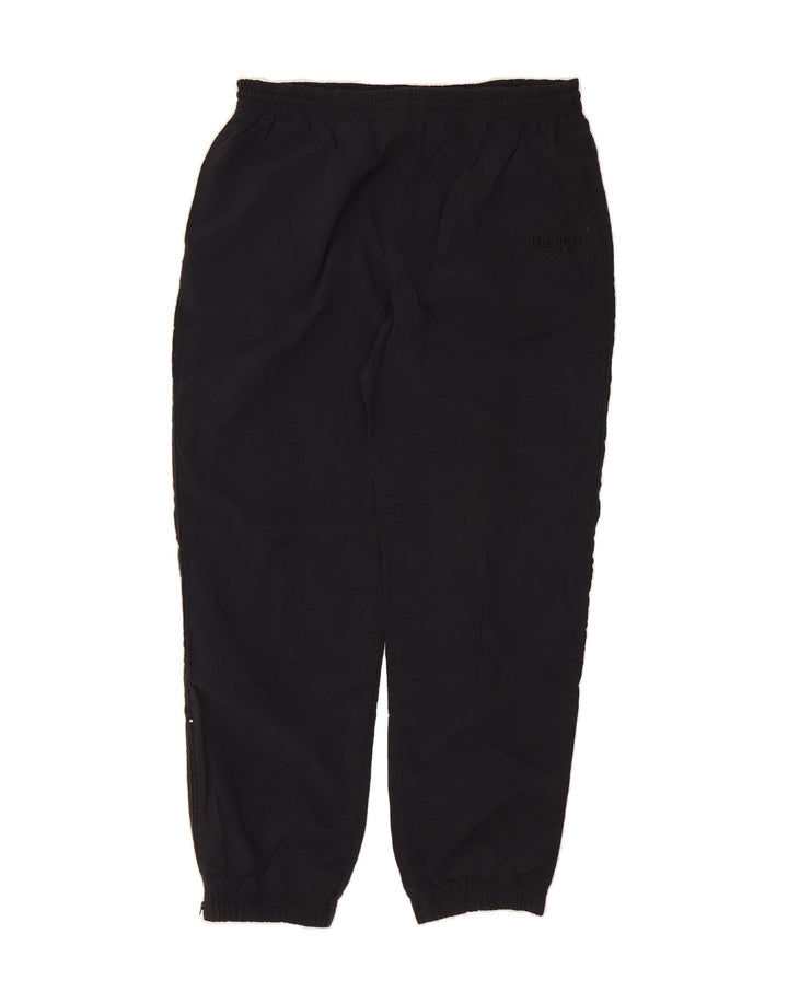 REEBOK Mens Tracksuit Trousers Joggers 2XL Black Polyester Vintage Reebok and Second-Hand Reebok from Messina Hembry 