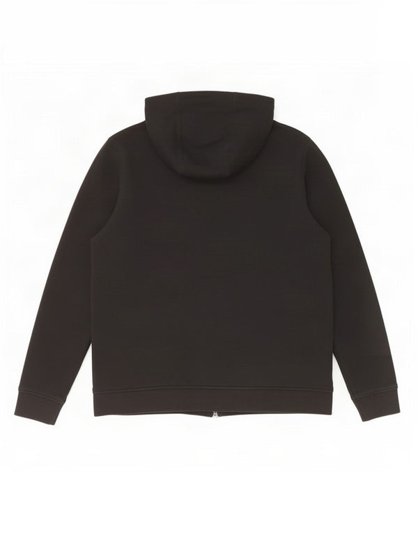 Lacoste Mens Zip Hoodie Sweater Size 7 2XL Black Cotton