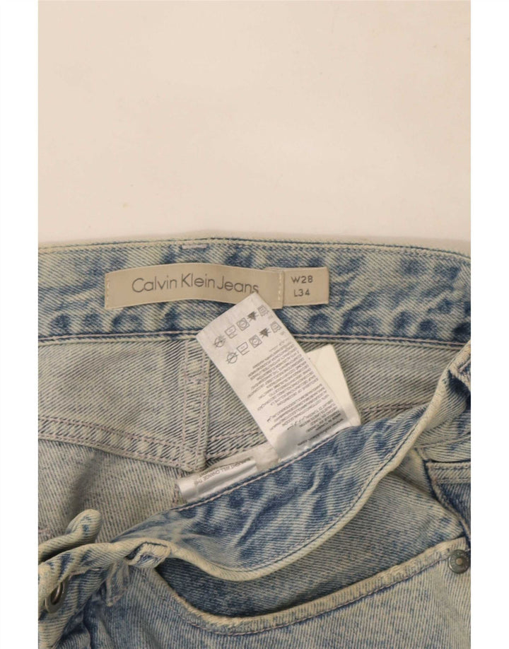 Męskie dżinsy Calvin Klein W28 L34 Niebieskie bawełniane