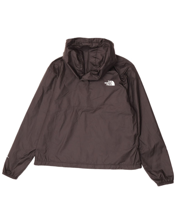 Damska kurtka przeciwdeszczowa z kapturem The North Face UK 16, duża czarna