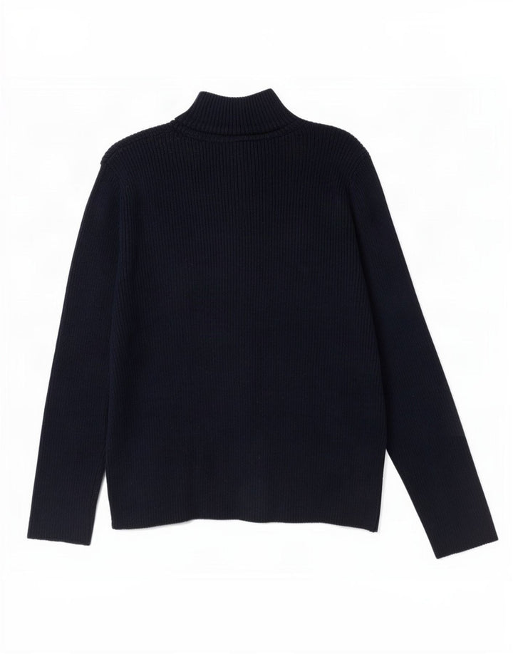 Damski sweter oversize Russell Athletic UK 10, mały, granatowy