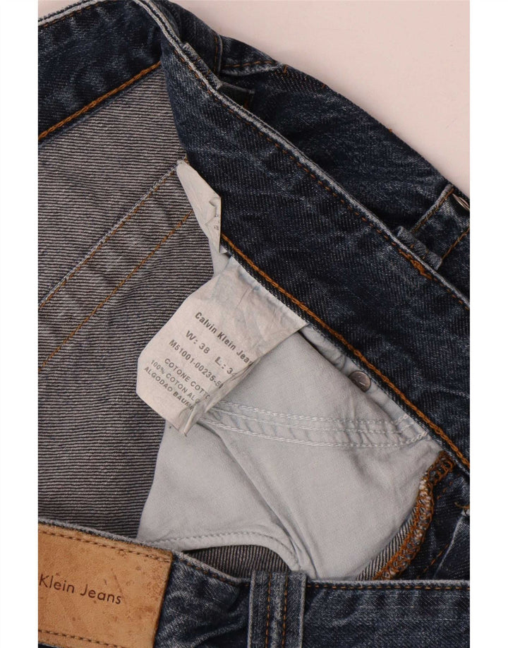 Męskie luźne dżinsy Calvin Klein W38 L30 Niebieskie bawełniane