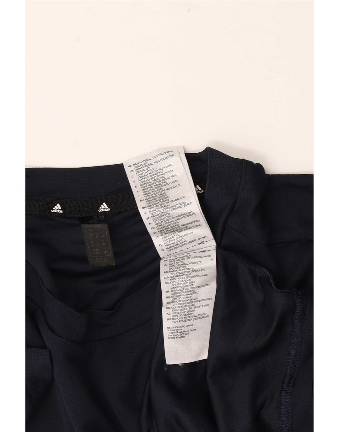 Koszulka męska Adidas Aeroready Top XL granatowa, poliestrowa
