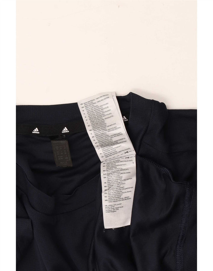 Koszulka męska Adidas Aeroready Top XL granatowa, poliestrowa