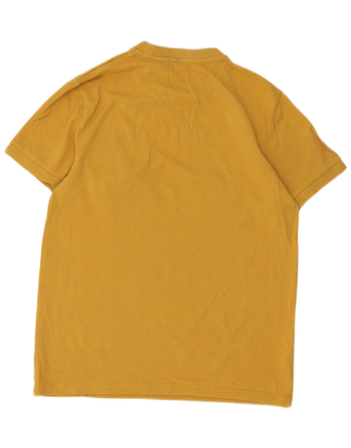 T-shirt męski Fred Perry, średni, żółty, bawełniany