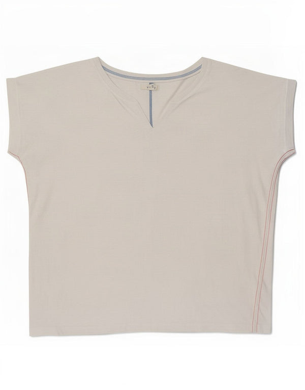 T-shirt damski White Stuff Top UK 20 2XL Bawełna