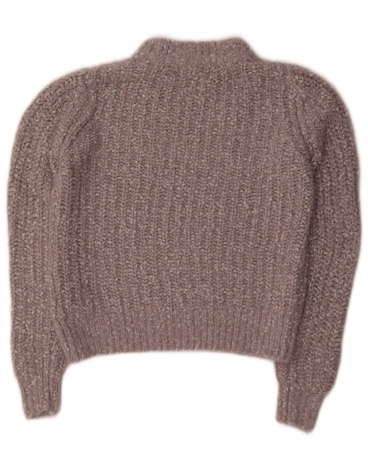 Marks & Spencer Damski sweter z golfem, UK 6 XS, szary