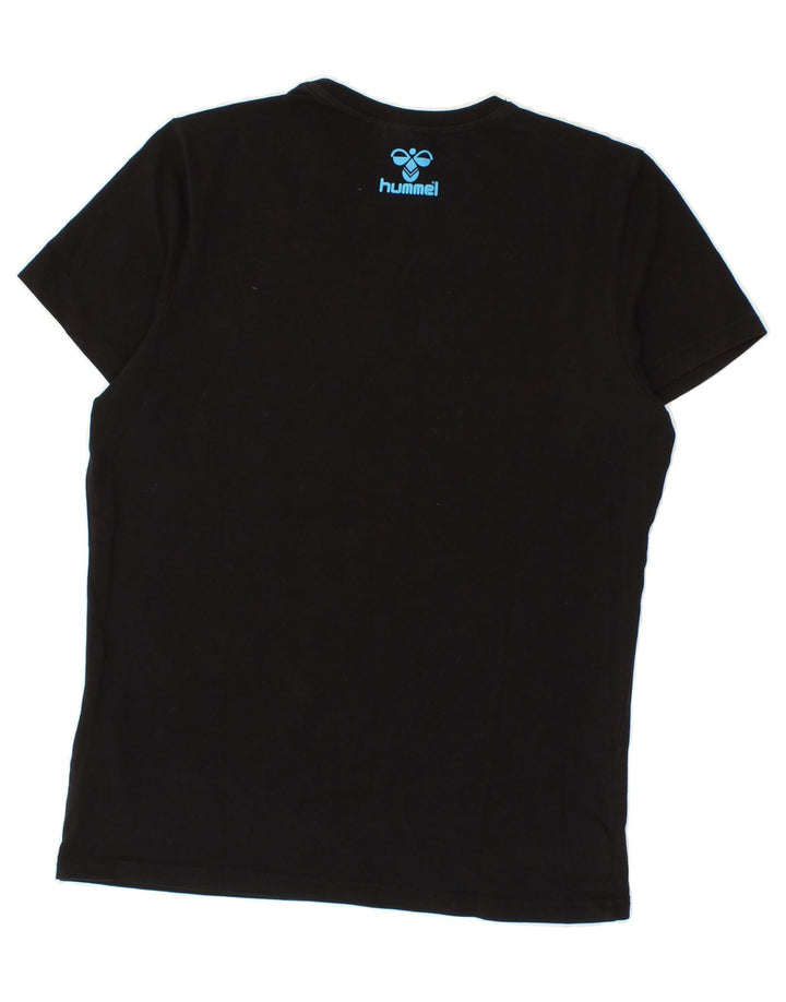 HUMMEL Mens Graphic T-Shirt Top Medium Black Cotton Vintage Hummel and Second-Hand Hummel from Messina Hembry 