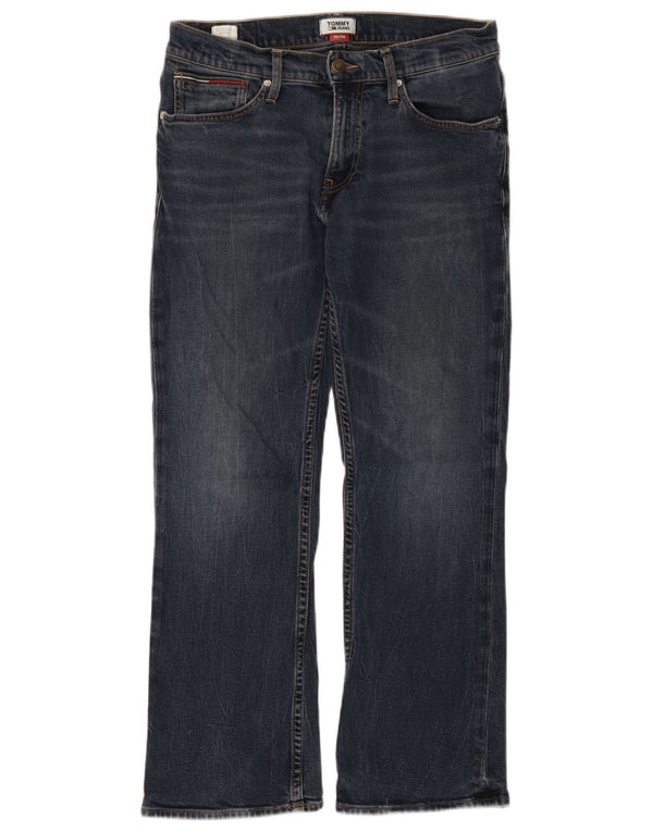 Męskie jeansy Bootcut TOMMY HILFIGER W32 L30 niebieskie