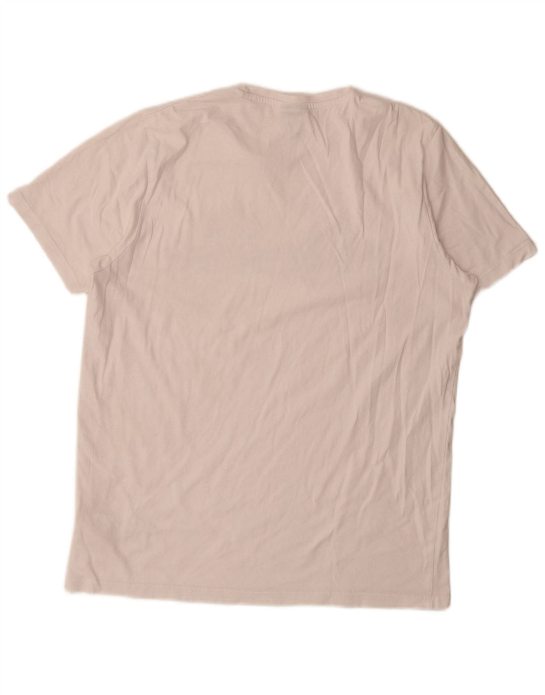 Męski T-shirt z grafiką Ellesse, duży, biały, bawełniany