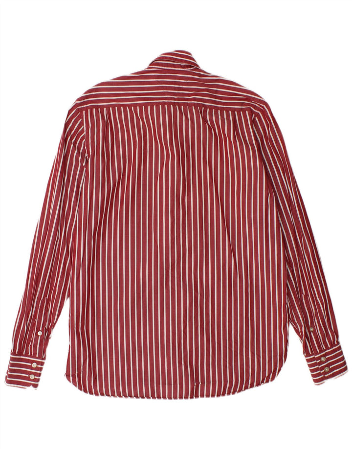 Koszula męska Tommy Hilfiger, mała, bawełniana w czerwone paski