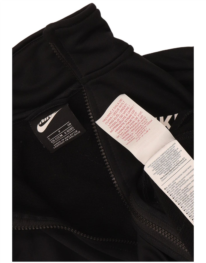 Chłopięca kurtka dresowa Nike 8-9 lat, mała, czarna, poliestrowa