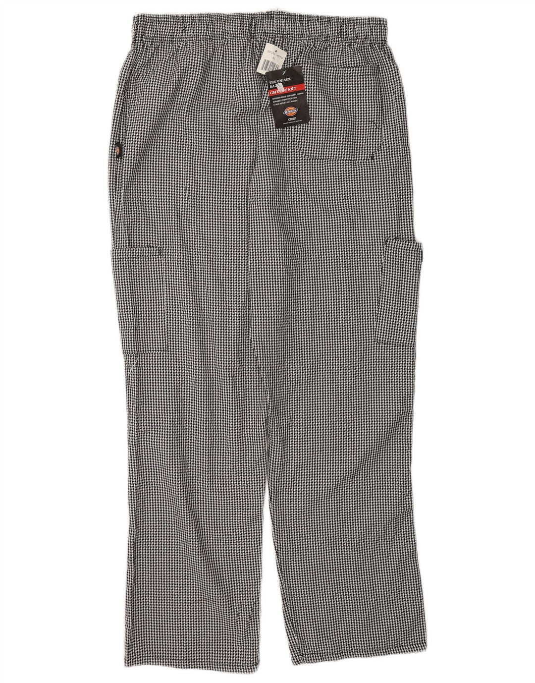 Męskie spodnie cargo Dickies XL W38 L32, czarny poliester w pepitkę