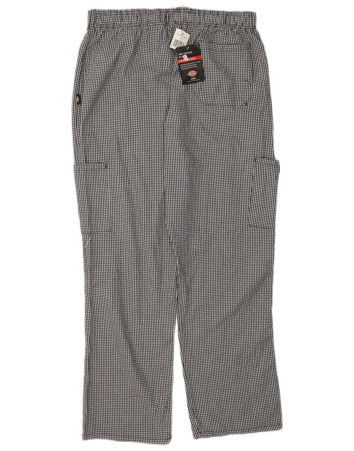 Męskie spodnie cargo Dickies XL W38 L32, czarny poliester w pepitkę