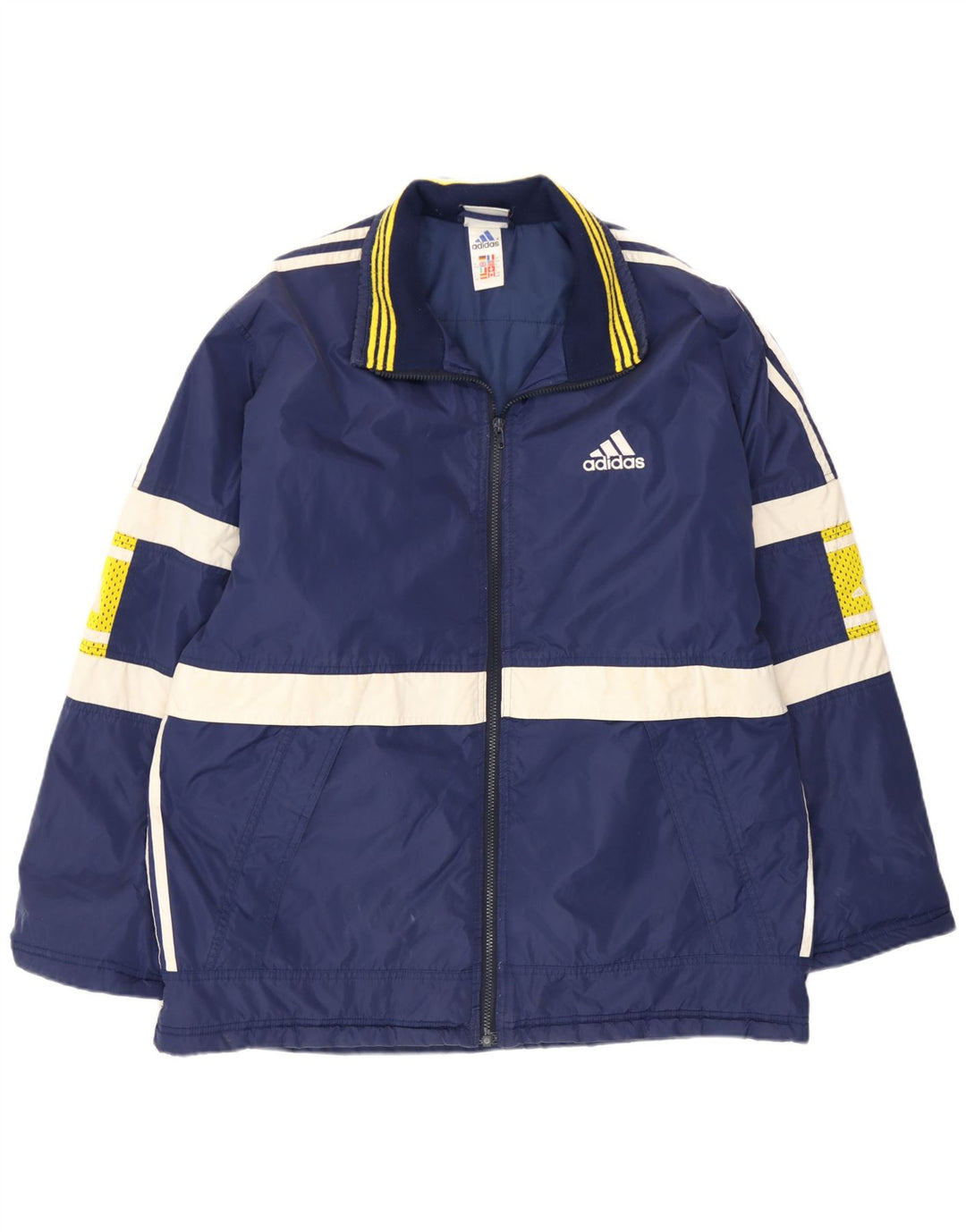 Męska kurtka Adidas Graphic Padded Jacket UK 40/42 w kolorze średniego niebieskiego