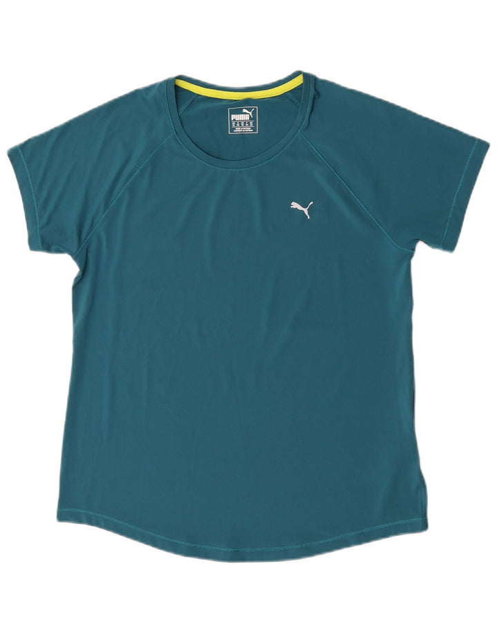 T-shirt damski Puma Top UK 16, duży, zielony, poliester