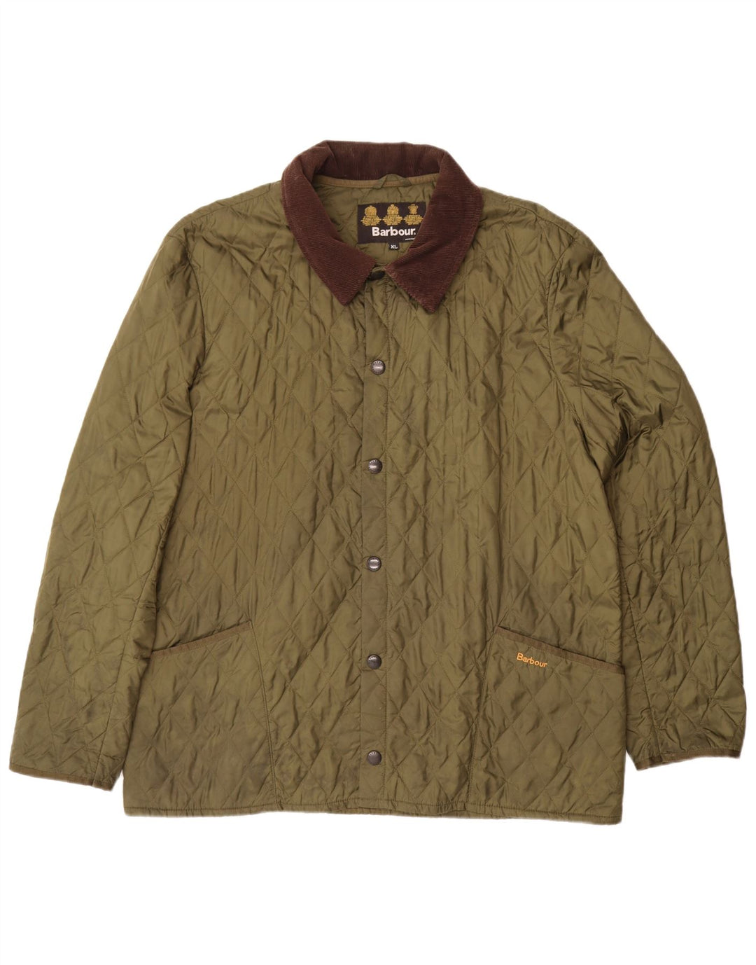Męska pikowana kurtka Barbour UK 42 XL w kolorze khaki