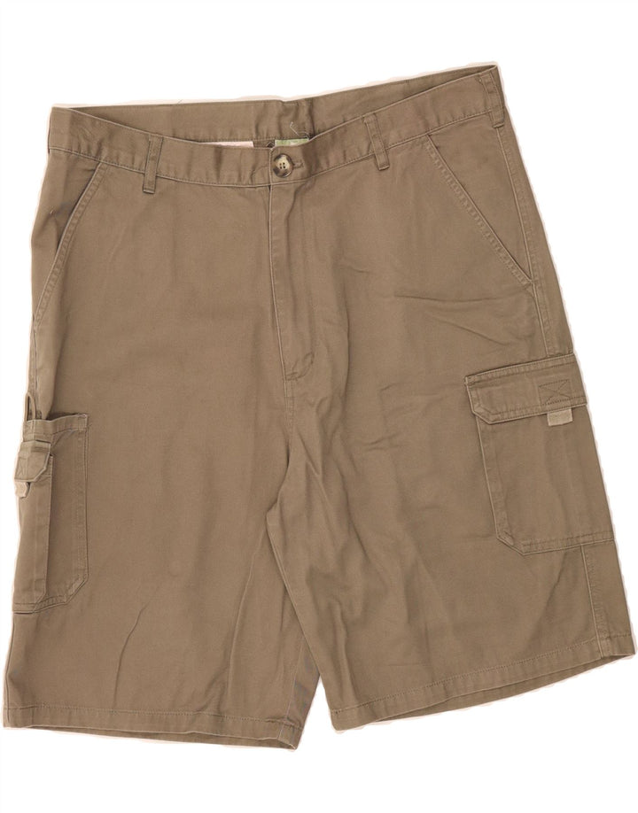 VINTAGE Mens Cargo Shorts IT 52 XL W36 Beige Vintage Vintage and Second-Hand Vintage from Messina Hembry 
