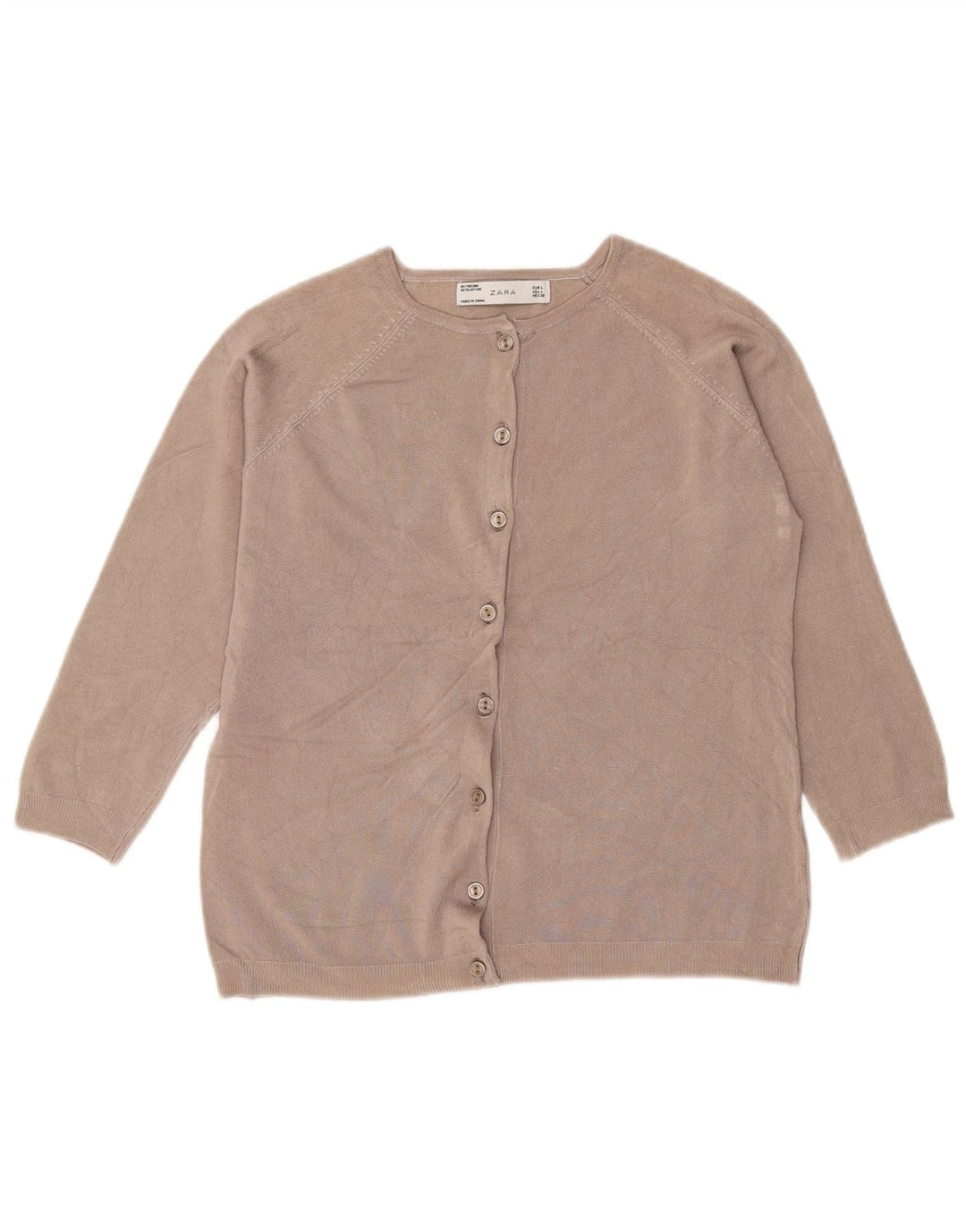 Sweter damski Zara Cardigan UK 14 Large, szara wiskoza