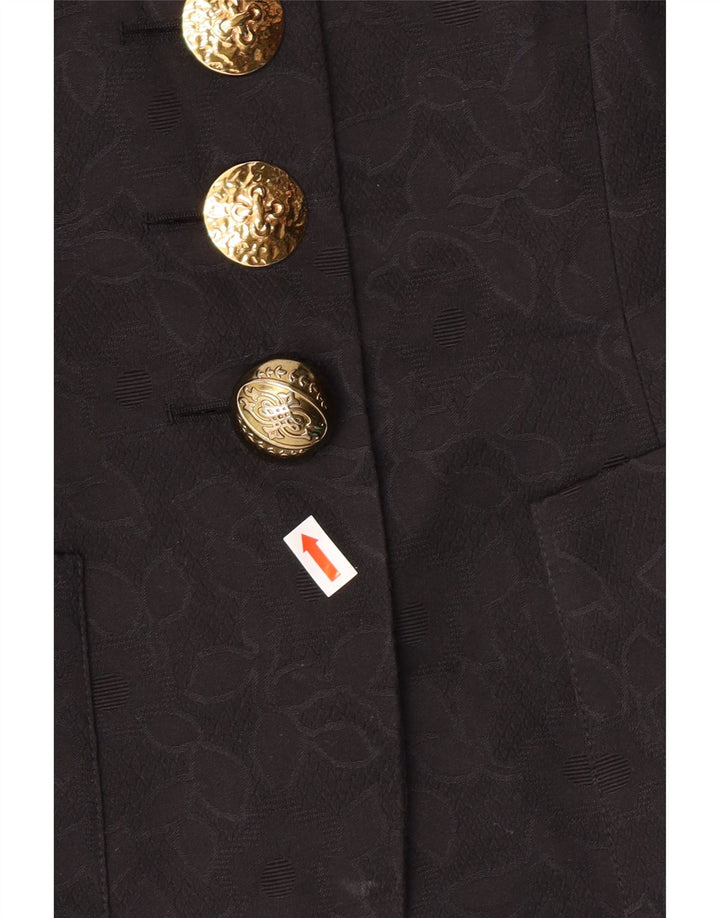 Damska marynarka z krótkim rękawem GUY LAROCHE EU 42, duża, czarna, klasyczna