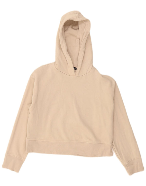 Damski sweter z kapturem i bluzą Zara Oversize UK 10 Small, beżowy, bawełniany