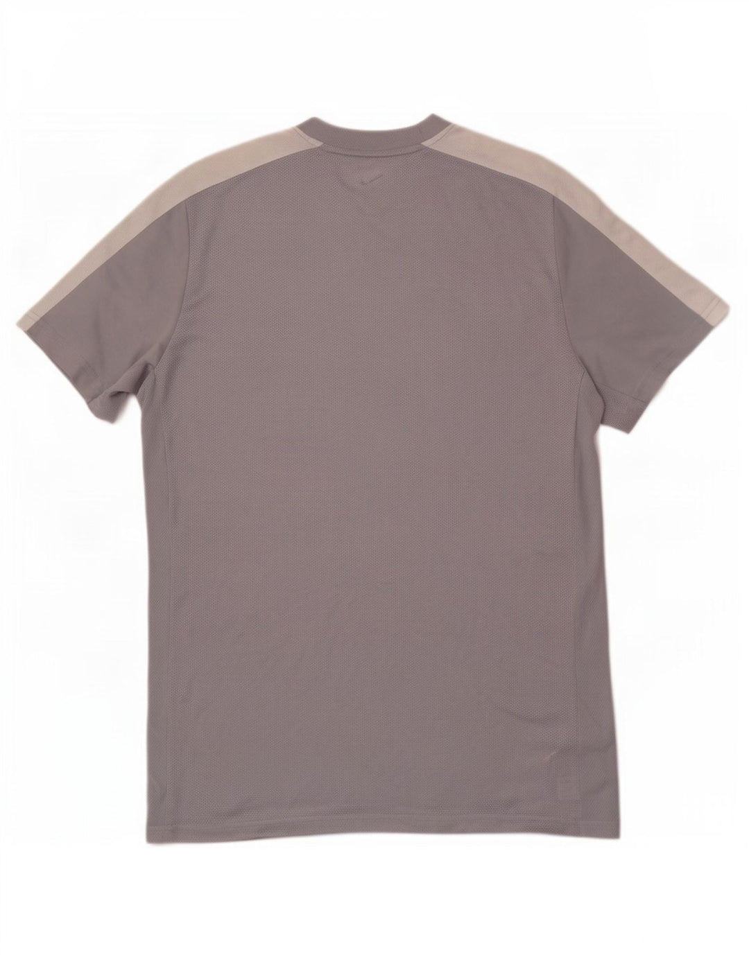 Męski T-shirt Nike Dri Fit Slim Top, duży szary poliester z blokami kolorów