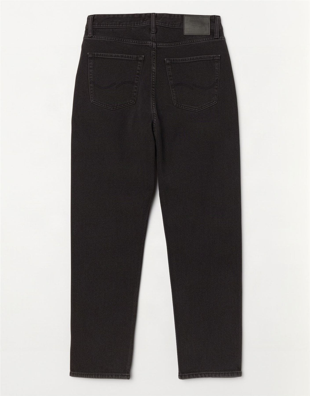 Męskie proste dżinsy Jack & Jones W32 L32 Czarne bawełniane