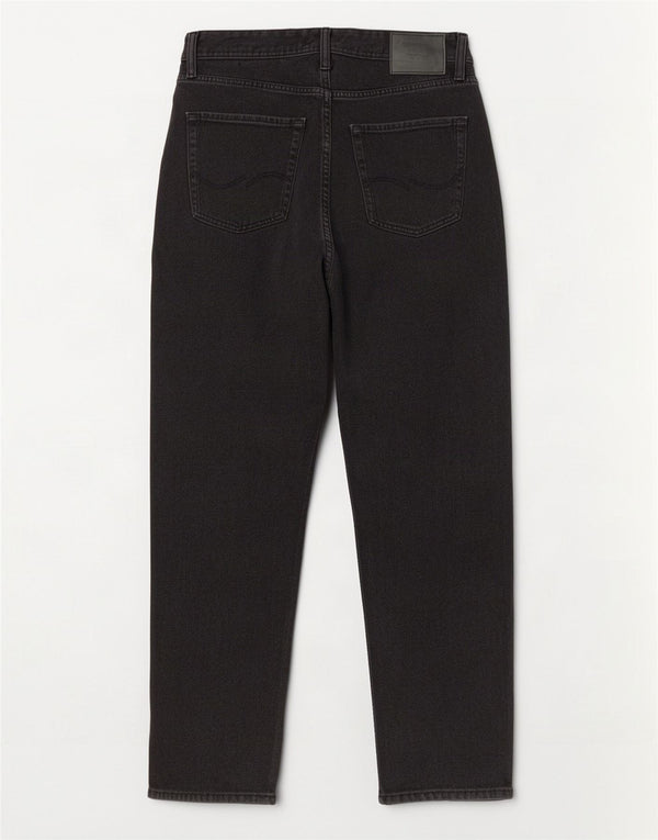 Męskie proste dżinsy Jack & Jones W32 L32 Czarne bawełniane