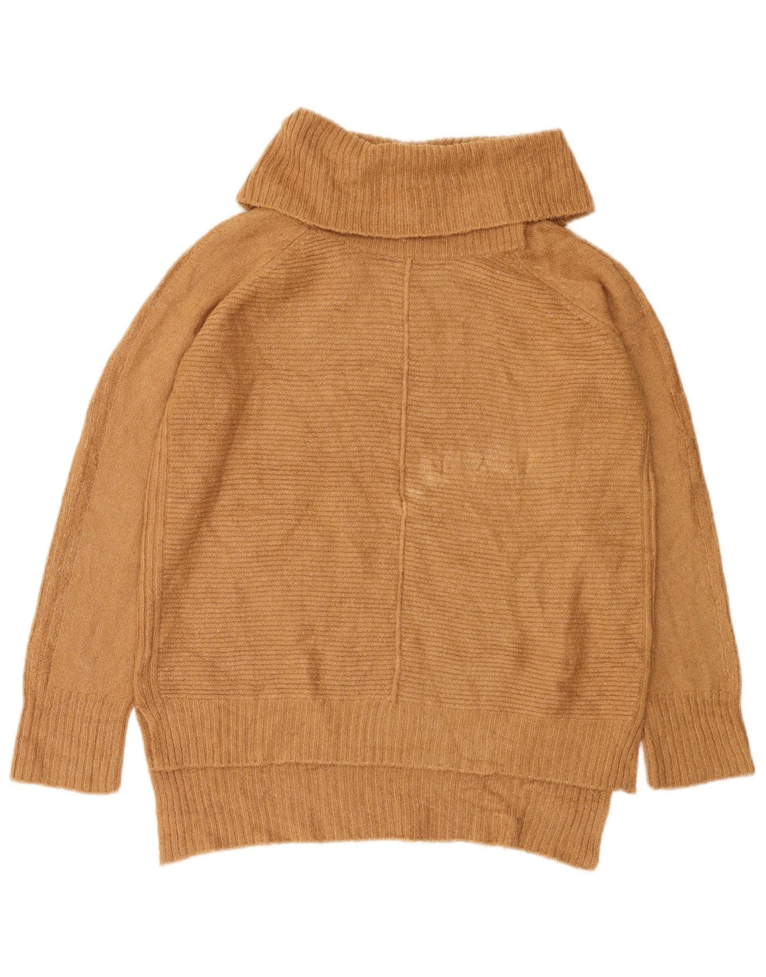 Damski sweter oversize Oasis z wywijanym dekoltem UK 10 Small Beżowy Akryl