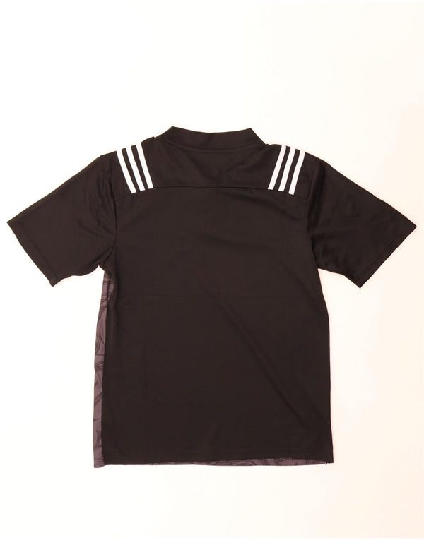 Męska koszulka graficzna Adidas Top Medium Black Paisley Poliester