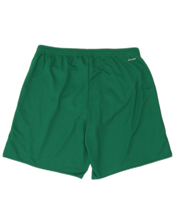Męskie spodenki sportowe Adidas Climalite, duże, zielone, z poliestru