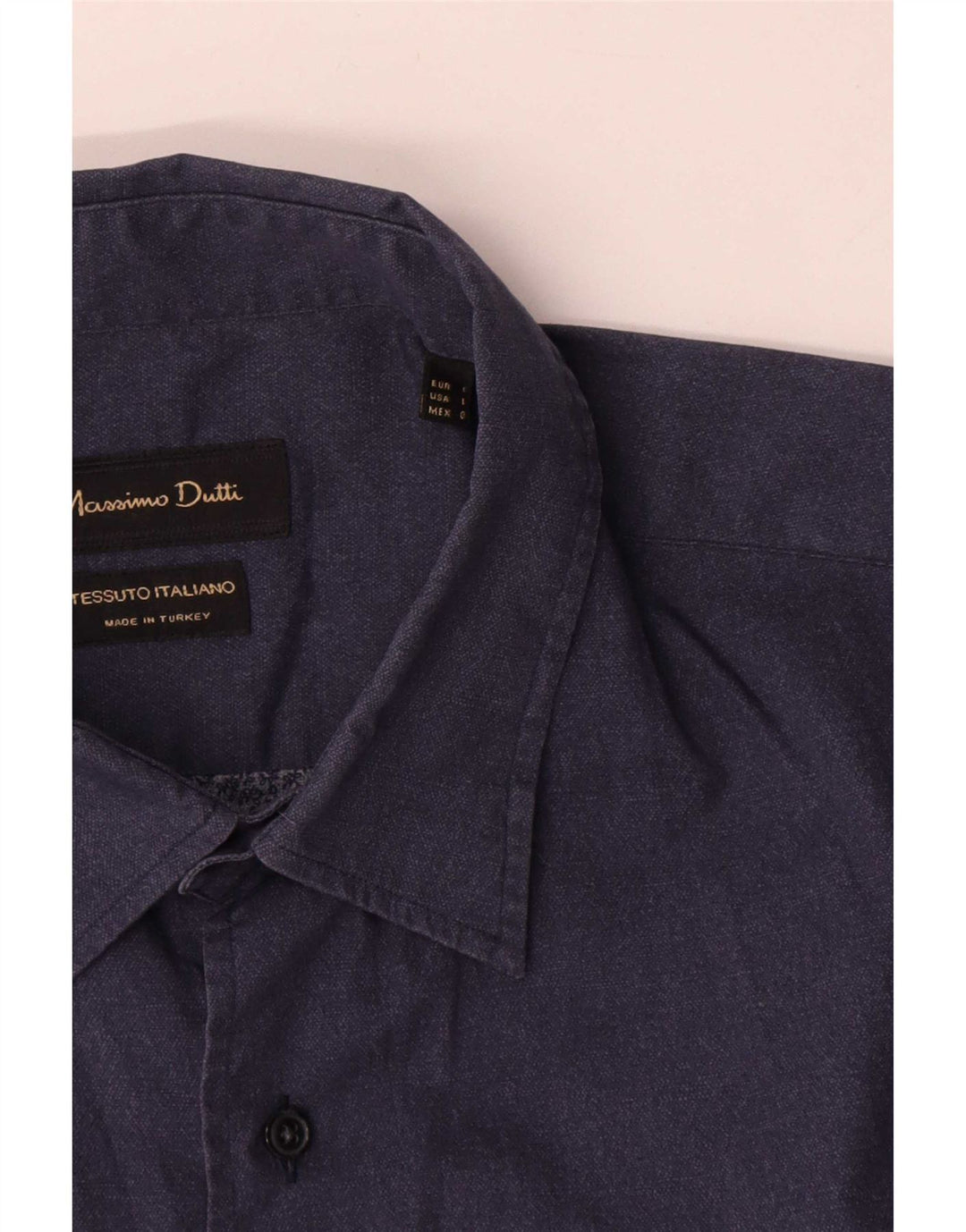 Koszula męska Massimo Dutti, duża, granatowa