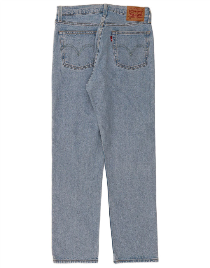 Damskie dżinsy Levi's 501 Straight W28 L28 Niebieskie bawełniane