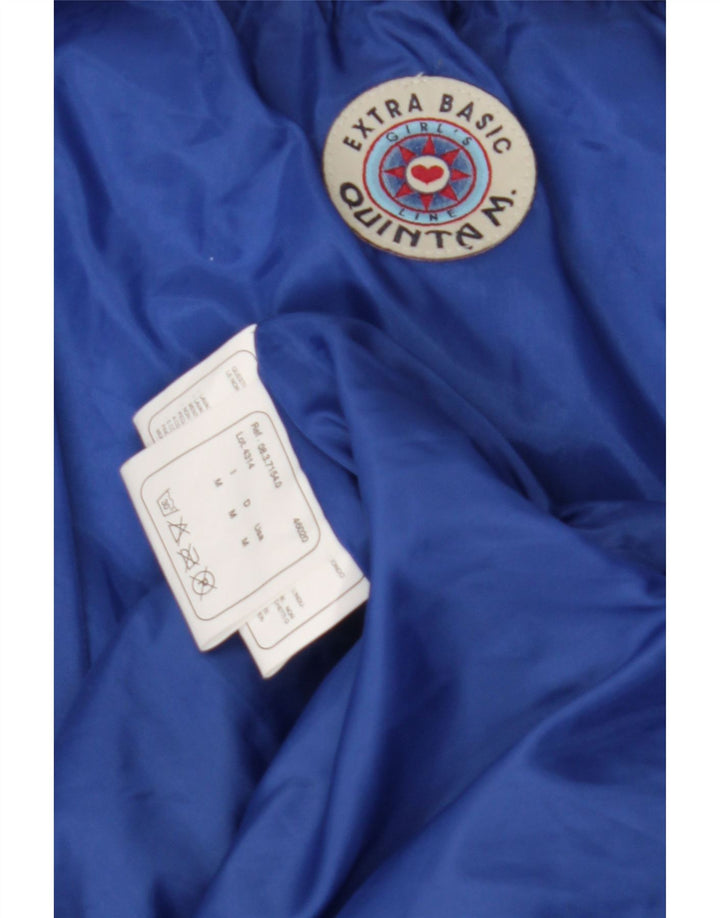 Vintage męska ocieplana kurtka UK 38, średni czarny poliester