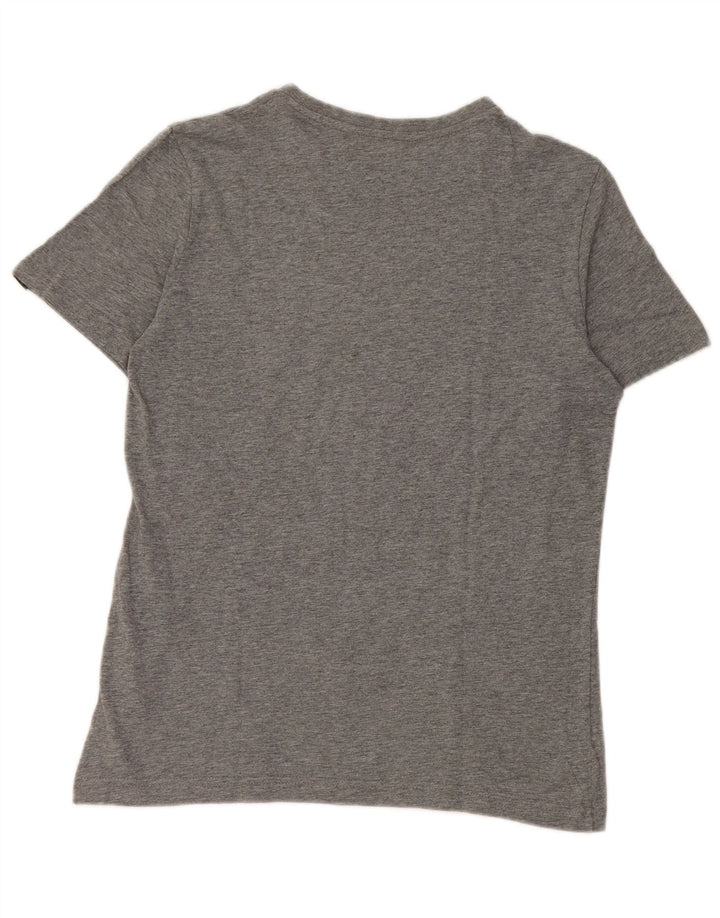 Chłopięcy T-shirt z grafiką Puma 12-13 lat, szary, nakrapiany