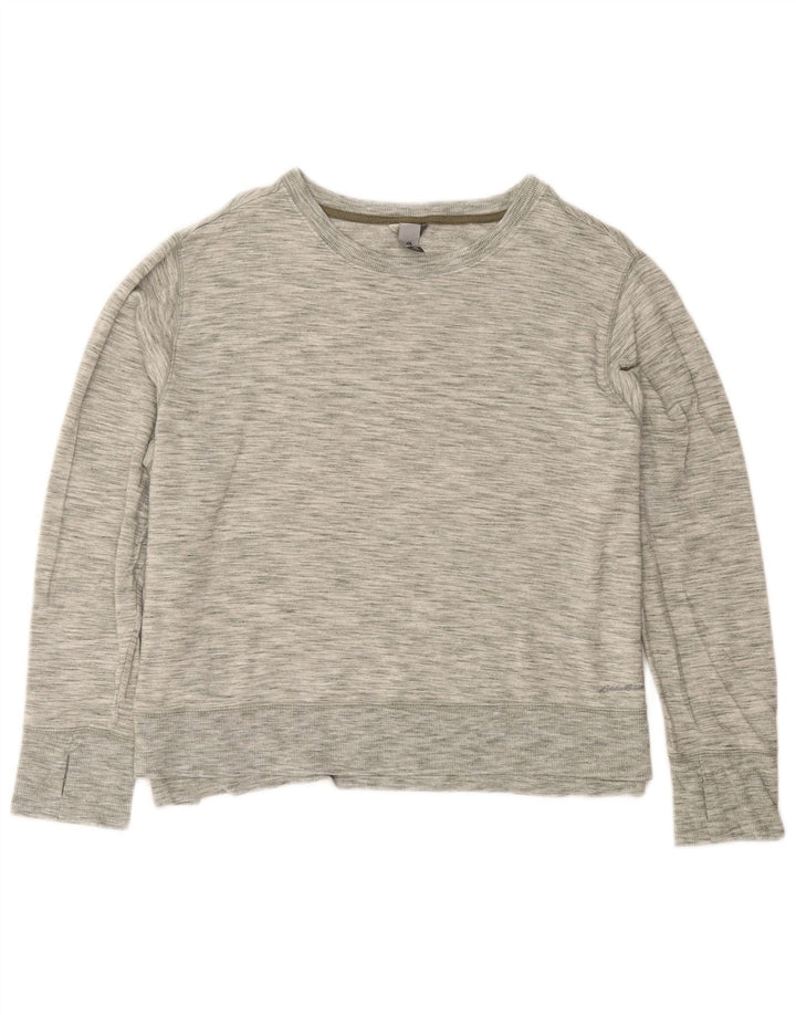 Damska bluza dresowa EDDIE BAUER UK 18 XL Szara nakrapiana modal