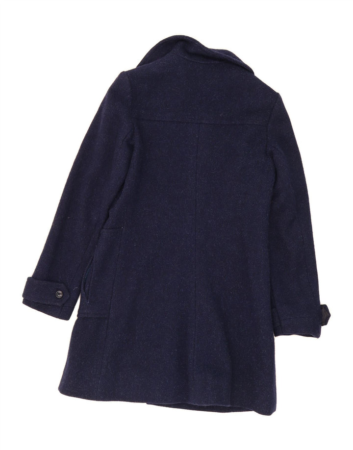 VINTAGE Womens Overcoat UK 10 Small Navy Blue Vintage Vintage and Second-Hand Vintage from Messina Hembry 