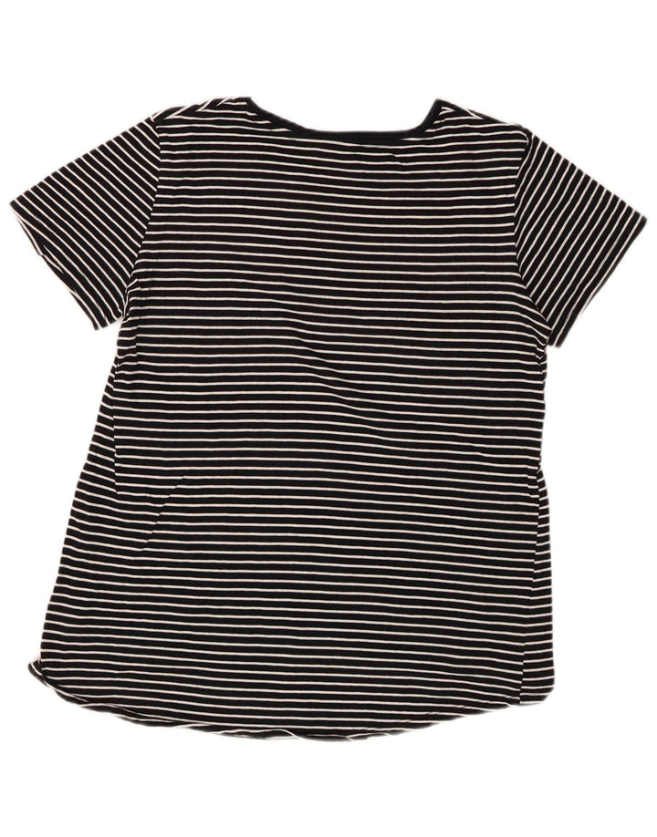 T-shirt damski Zara Top UK 10 w małe czarne paski